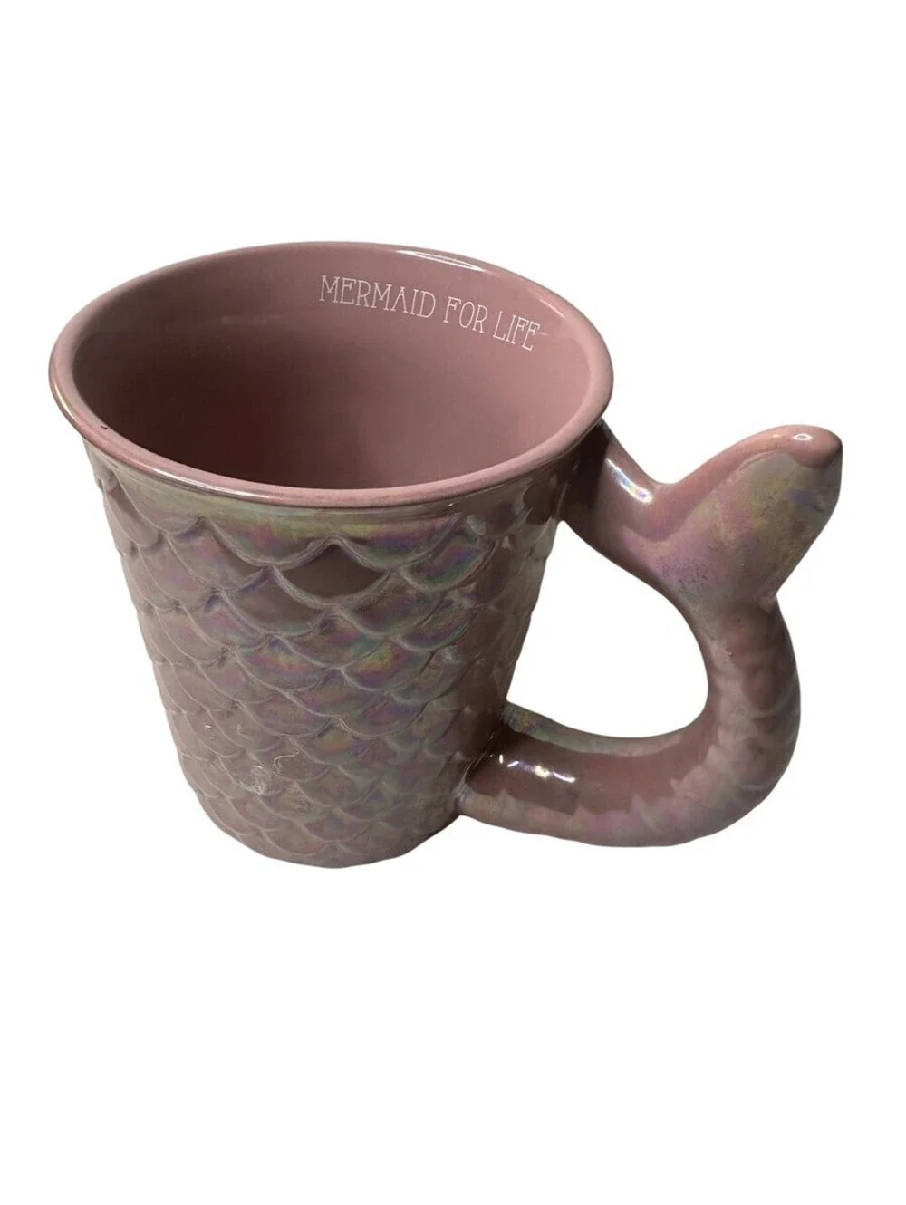 Global Connections 3D Mermaid Coffee Mug Pink